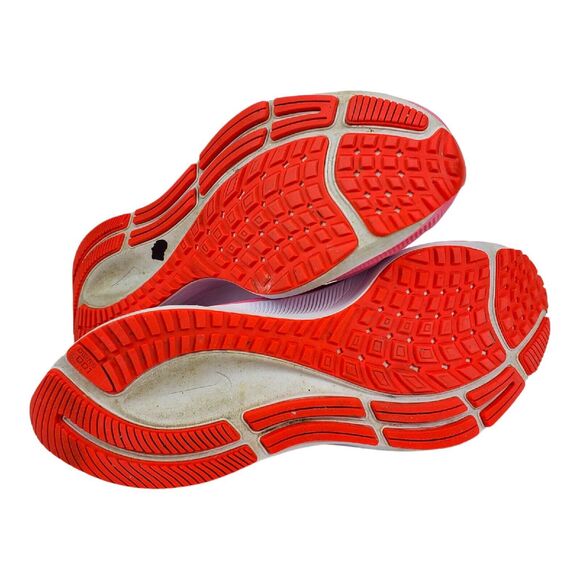 NIKE Shoes AIR ZOOM PEGASUS 37 Women Size 9 PINK GLOW Running Sneaker BQ9647-602 - Picture 10 of 12